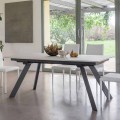 Extendable table up to 2.8 meters with Ceramic Top Made in Italy - Paoluccio