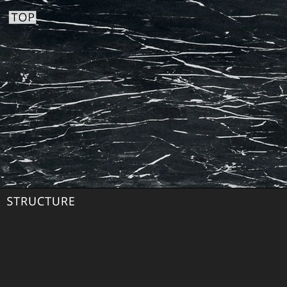 Garden Dining Table in Aluminum and Hpl or Gres, Various Finishes - Filomena Viadurini