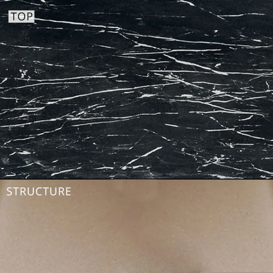 Garden Dining Table in Aluminum and Hpl or Gres, Various Finishes - Filomena Viadurini