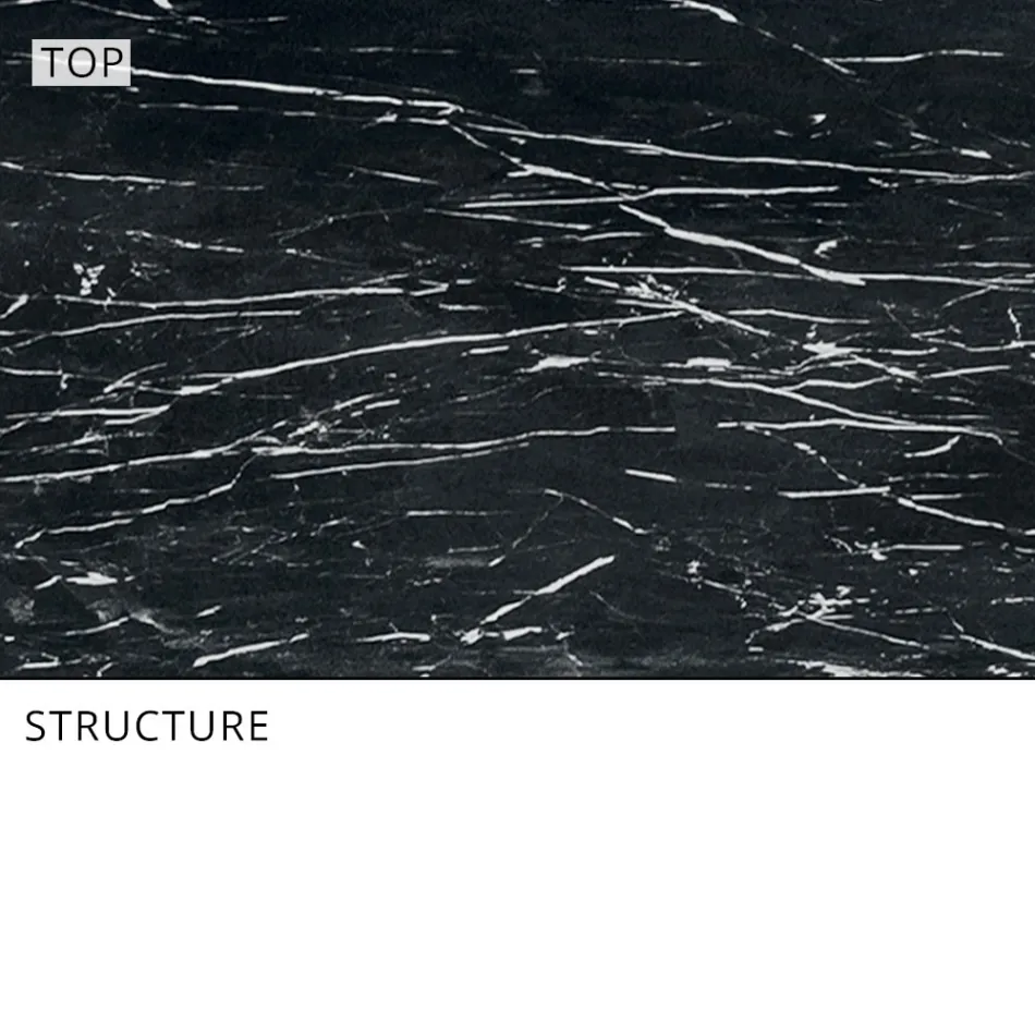 Garden Dining Table in Aluminum and Hpl or Gres, Various Finishes - Filomena Viadurini