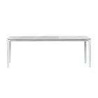 Garden Dining Table in Aluminum and Hpl or Gres, Various Finishes - Filomena Viadurini