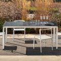 Garden Dining Table Top in Porcelain Stoneware Made in Italy - Tarik