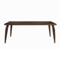 Dining Table Structure and Top in Solid Wood Made in Italy - Giustino