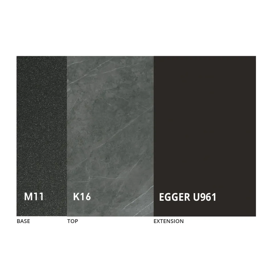 Round Dining Table Extendable to 270 cm in Ceramic Made in Italy - Muschio Viadurini