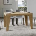 Square Table Extendable to 440 cm in Wood Made in Italy - Flower