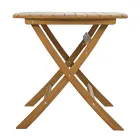 Square Outdoor Table Made of Acacia Wood - Sunset Viadurini