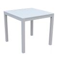 Fixed Square Garden Table Made of Aluminum - Marker
