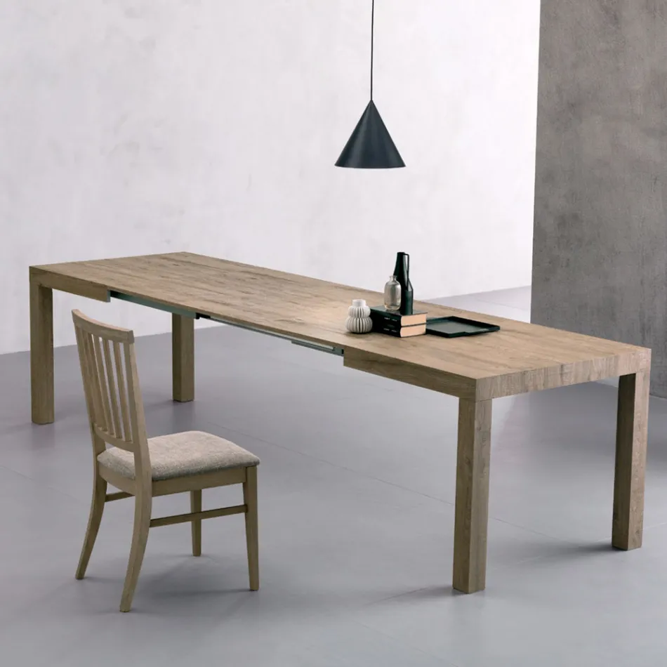 Extendable Rectangular Table in Lamianto (300 cm or 340 cm) - Passoa Viadurini