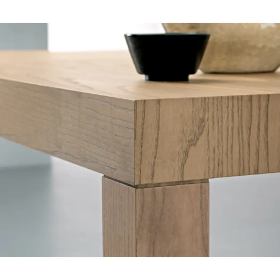 Extendable Rectangular Table (300 cm or 340 cm) in Wood - Passoa Viadurini