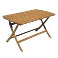 Rectangular Outdoor Table Made of Acacia Wood - Sunset