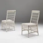 Rectangular Garden Table with 2 Armchairs and 4 Chairs - Gigi Viadurini