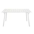 Rectangular and Folding Garden Table Made of Metal - Ribbon Viadurini
