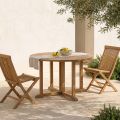 Folding Garden Table in Teak - Yggdrasil