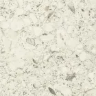 Round Outdoor Table in White Terrazzo Ceramic Made in Italy - Pegaso Viadurini