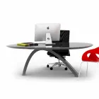 Table / desk with designer office Jatz II made in Italy Viadurini