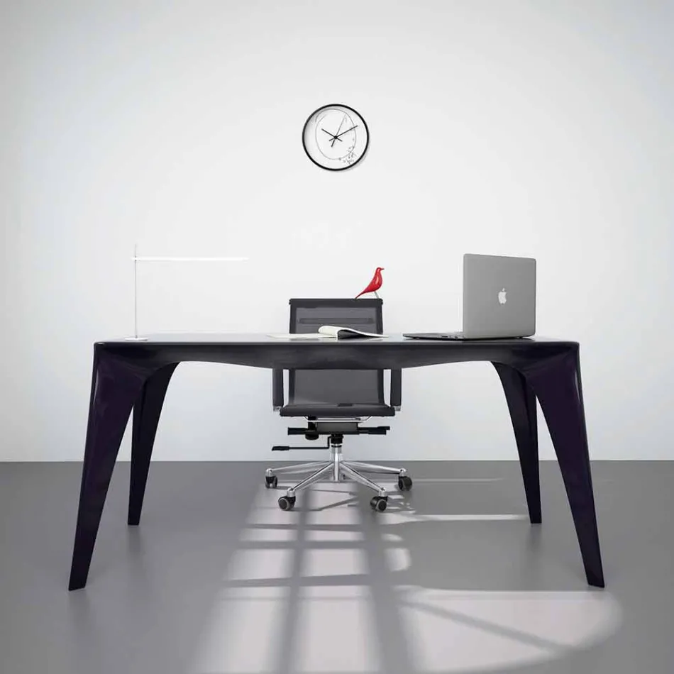 Modern design desk table produced in Italy, Pomarolo Viadurini