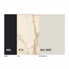 Round Dining Table Extendable to 165 cm with Ceramic Top - Pistolero Viadurini