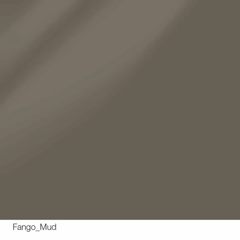 Round design table d.120 crystal top made in Italy Cristal Viadurini