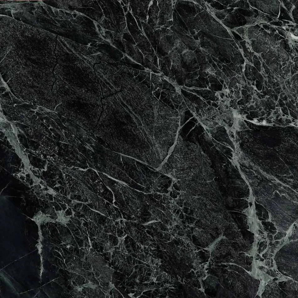 Eero Saarine Tulip Table H 73 with Round Top in Verde Alpi Marble Viadurini