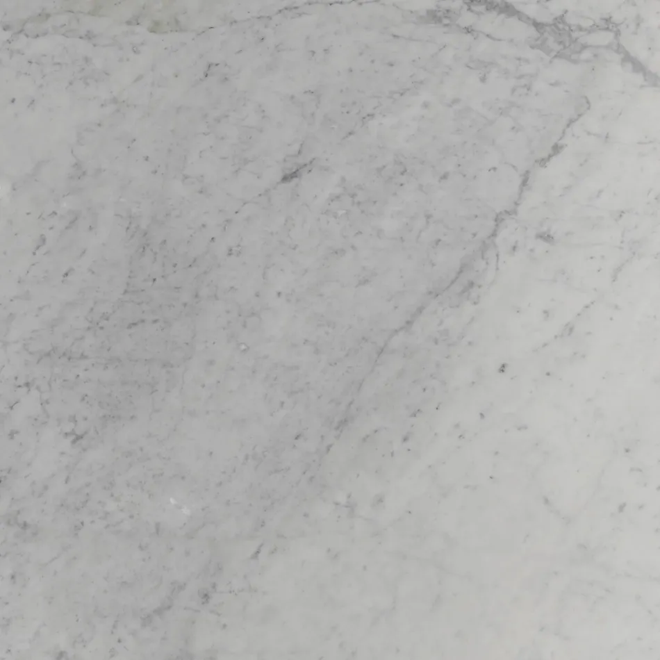 Eero Saarinen Tulip Table H 73 Round with Carrara Marble Top Made in Italy - Scarlet Viadurini