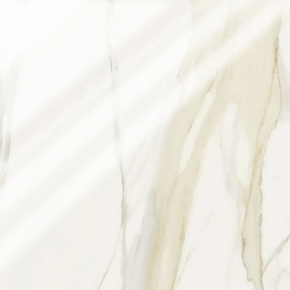Saarinen Tulip Table H 74 cm in Florim Calacatta Gold Gloss Ceramic - Scarlet Viadurini