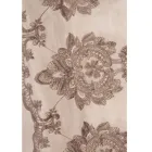 Light Linen Curtain with Organza and Gothic Embroidery in the Luxury Center - Marinella Viadurini