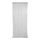 Retro Light Linen Curtain with Organza and Italian Luxury Embroidery - Marinella Viadurini