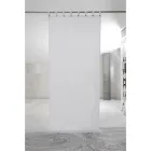 White Heavy Linen Curtain with Buttons Luxury Italian Quality - Gorgia Viadurini