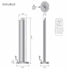 Floor Electric Radiator with Single or Double Led Design at 500 W - Stilus Viadurini
