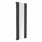 Design Vertical Bathroom Radiator in Steel with 587 W Mirror - Picchio Viadurini