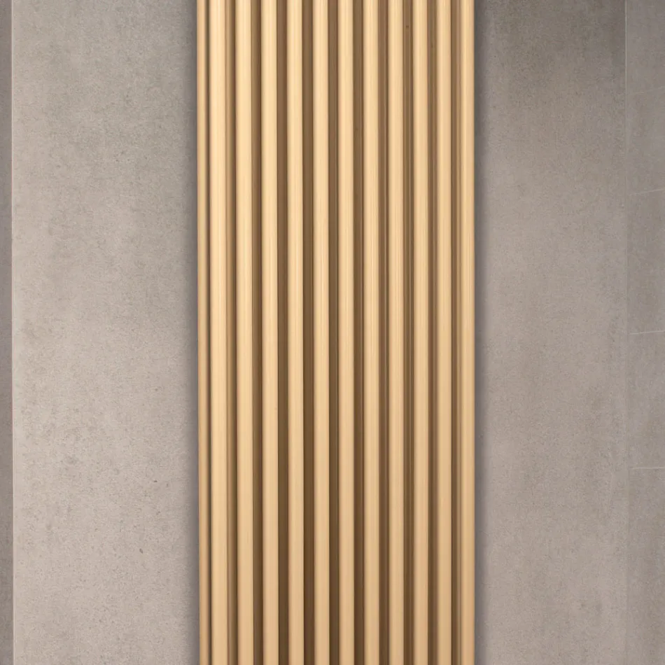 Radiator with Hydraulic System in Carbon Steel Made in Italy - Cream Viadurini