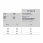 Electric Wall Radiator Design in Modern Aluminum 1000 W - 100 Lines Viadurini