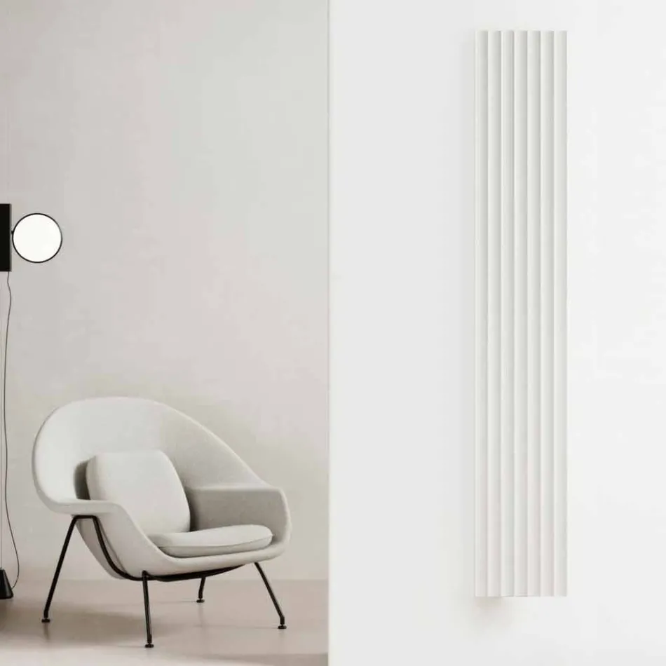 Electric Wall Radiator Design in Modern Aluminum 1000 W - 100 Lines Viadurini