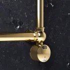 Electric Modular Radiator in Chrome or Gold Brass at 200 W - Caesar Viadurini