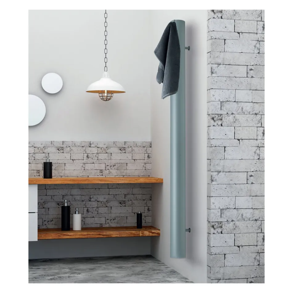 Electric radiator made of an aluminum tube Made in Italy - Pandoro Viadurini