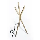 Free-Standing Steel Electric Radiator with Foot Switch - Tree Viadurini