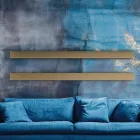 Electric Radiator in Carbon Steel with Two Finishes Made in Italy - Ember Viadurini