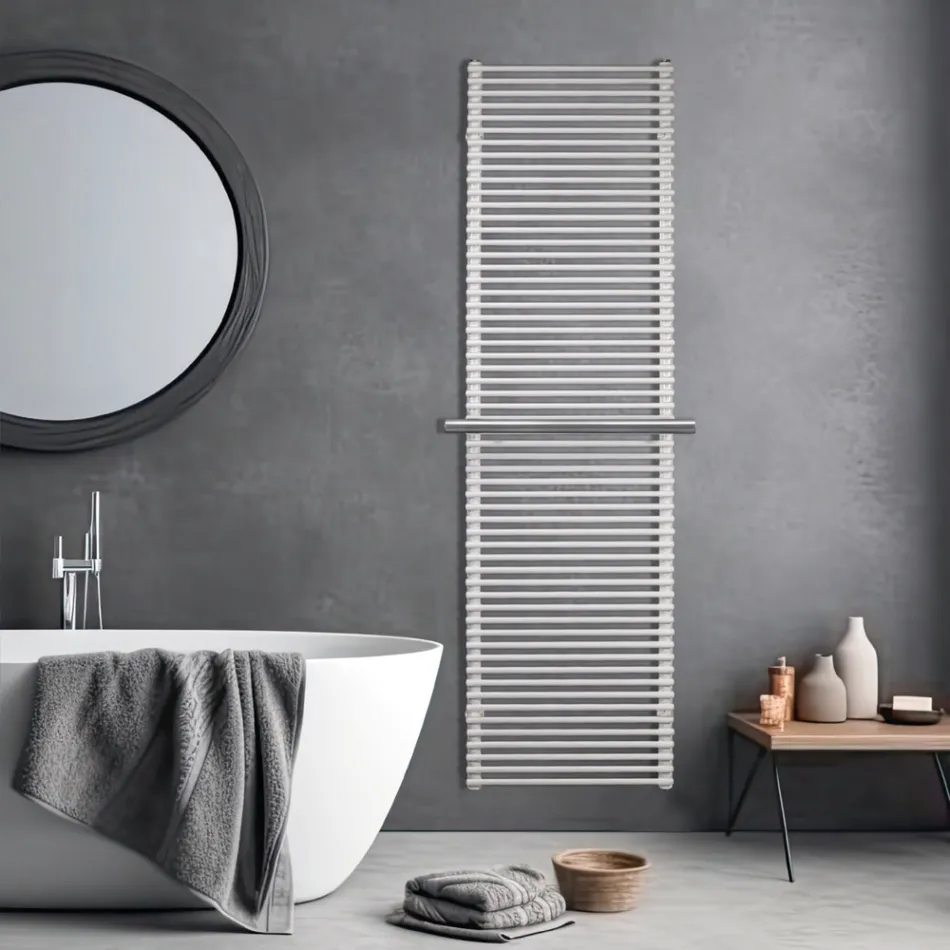 Electric Steel Radiator in Various Sizes Made in Italy - Brace Viadurini