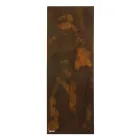 Electric radiator in Italian marble powder with Corten effect - Lines Viadurini