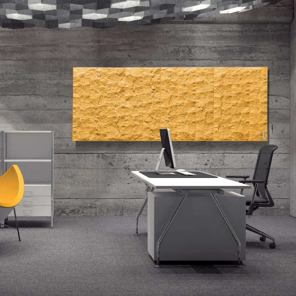 Electric radiator in Italian marble powder up to 1400 Watt - Terraa Viadurini