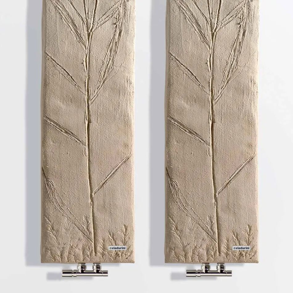 Electric Radiator in Italian Marble Powder Yield 350 Watt - Naturae Viadurini