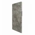 Electric tempered glass radiator with Jonny stone finish Viadurini