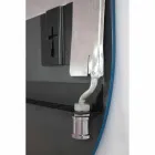 Electric tempered glass radiator with Jonny stone finish Viadurini