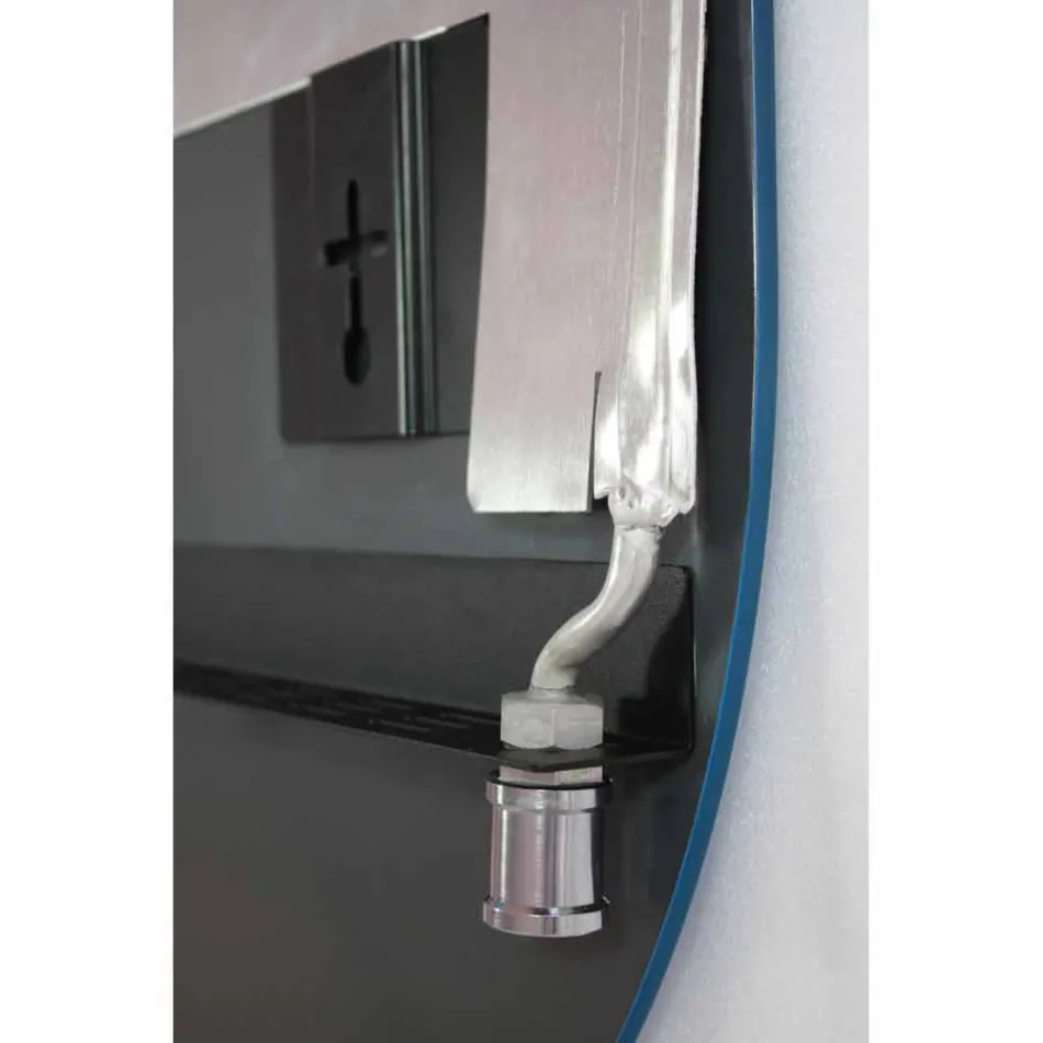 Electric tempered glass radiator with Jonny stone finish Viadurini