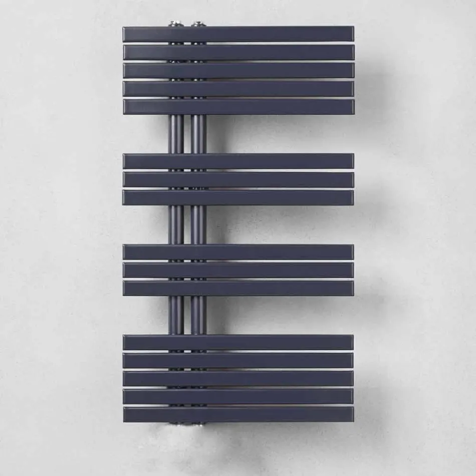 Modern Design Wall-Mounted Electric Radiator for Bathroom 400 W - Peacock Viadurini