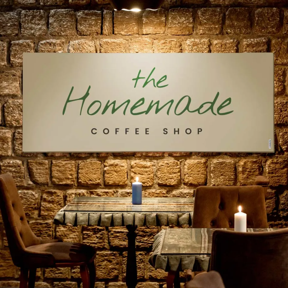 Customizable Electric Radiator in Marble Powder Made in Italy - Lineep Viadurini