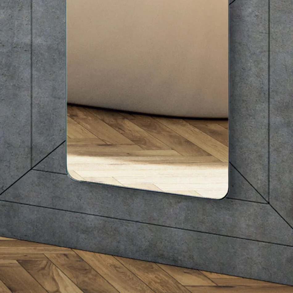 Electric Radiator Made of Glass and Aluminum Made in Italy - Glaze Viadurini