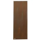 Hybrid radiator with Corten finish in Italian marble powder - Lines Viadurini