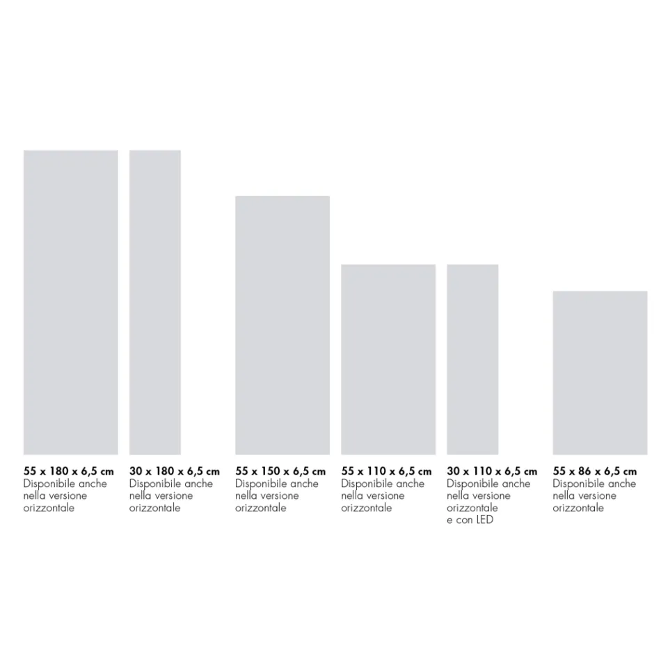 Hybrid radiator with Corten finish in Italian marble powder - Lines Viadurini