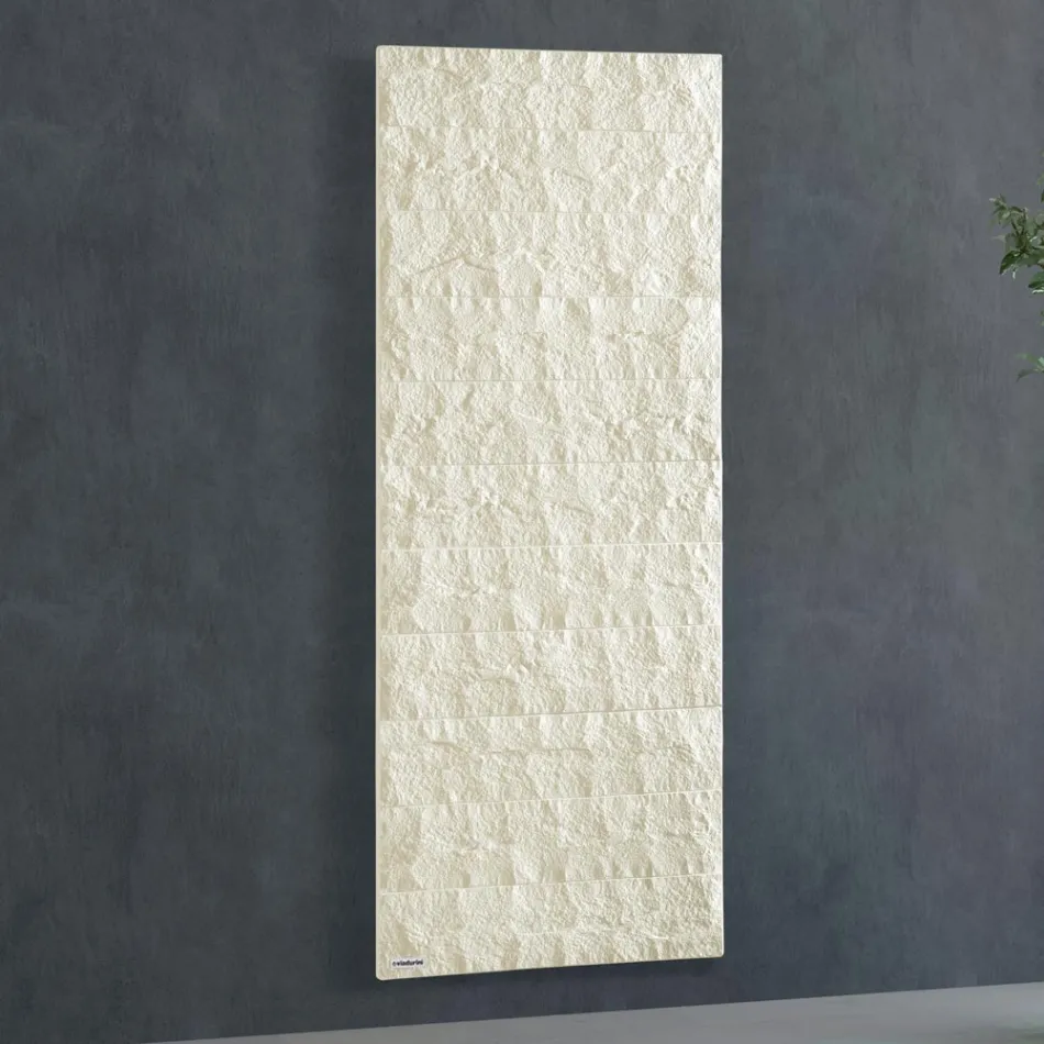 Hybrid radiator up to 1400 Watt in Italian marble powder - Terraa Viadurini